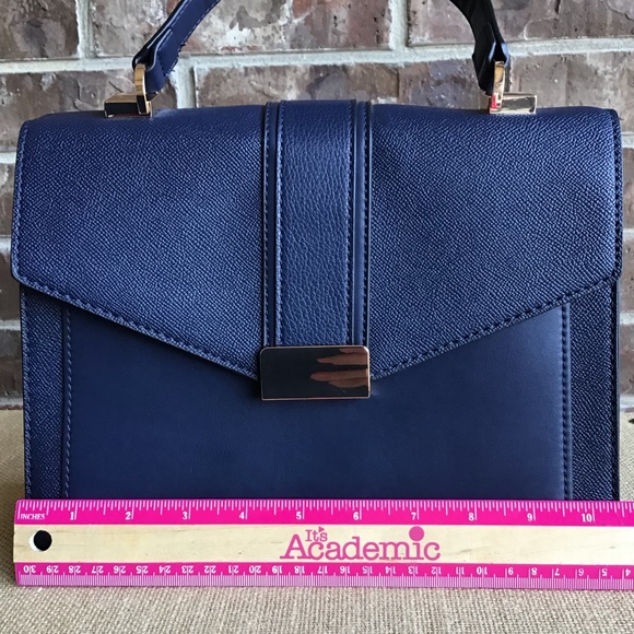 Top Handle Faux Leather Handbag - Picture 6 of 8